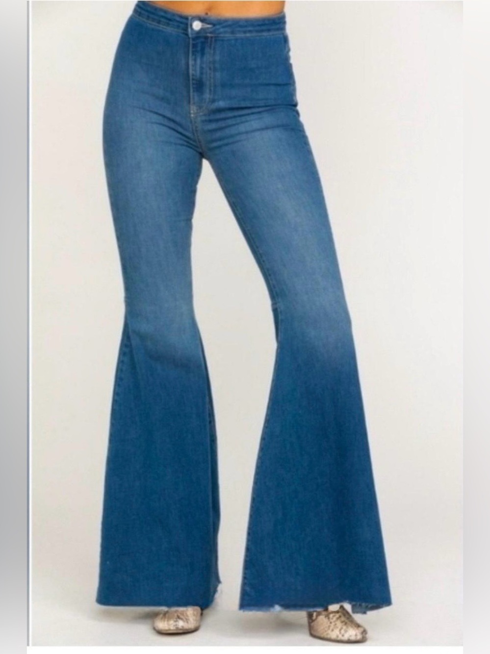 We The Free We Just Float on Flare High-Rise Dramatic Flare Bell Bottoms | GUC